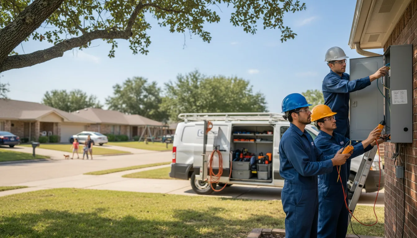 Certified electrician providing emergency electrical services in Macon, GA